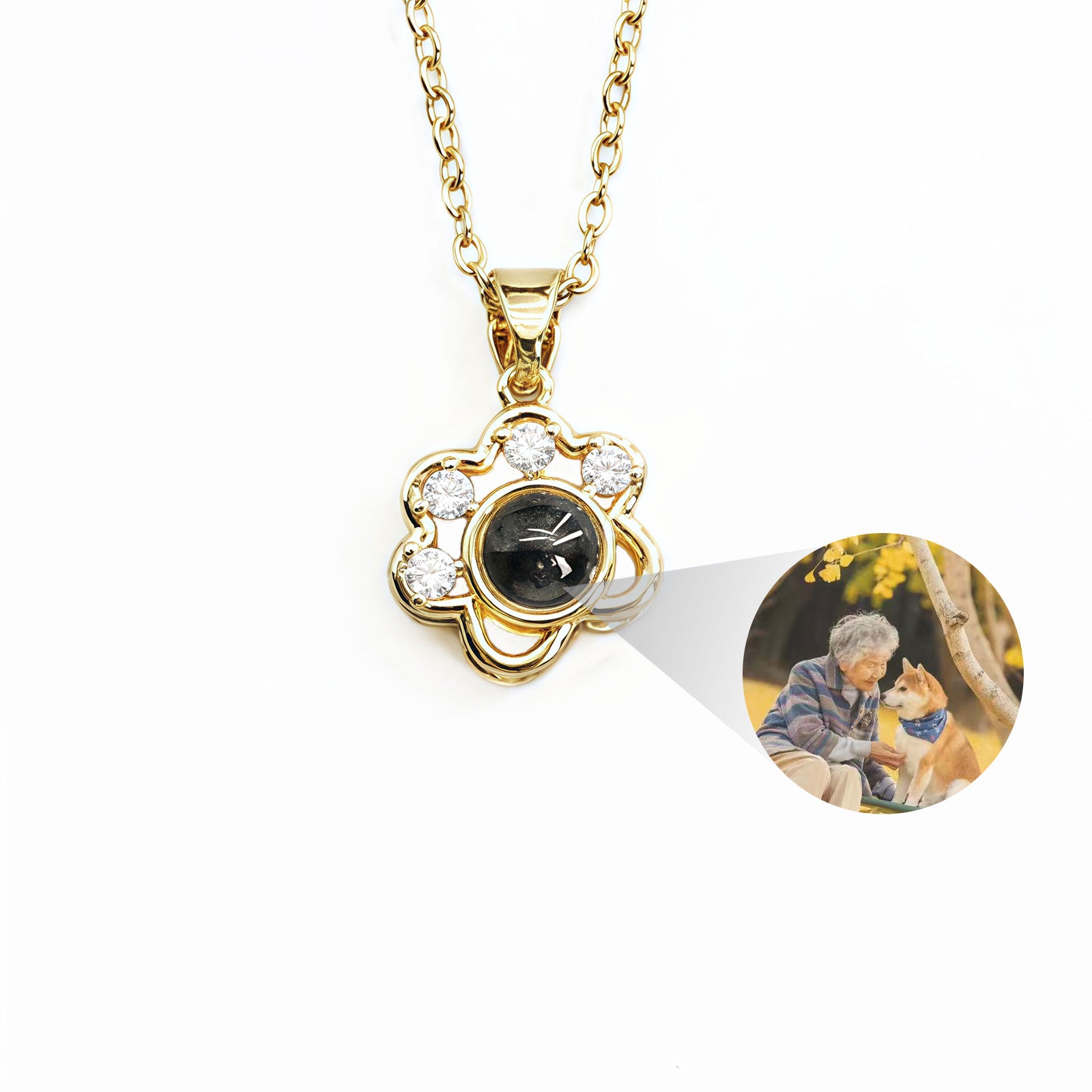 Collana souvenir personalizzata a forma di zampa di gatto