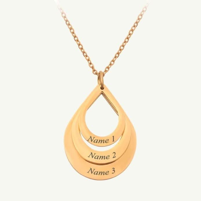 Collana con 3 Nomi Personalizzati