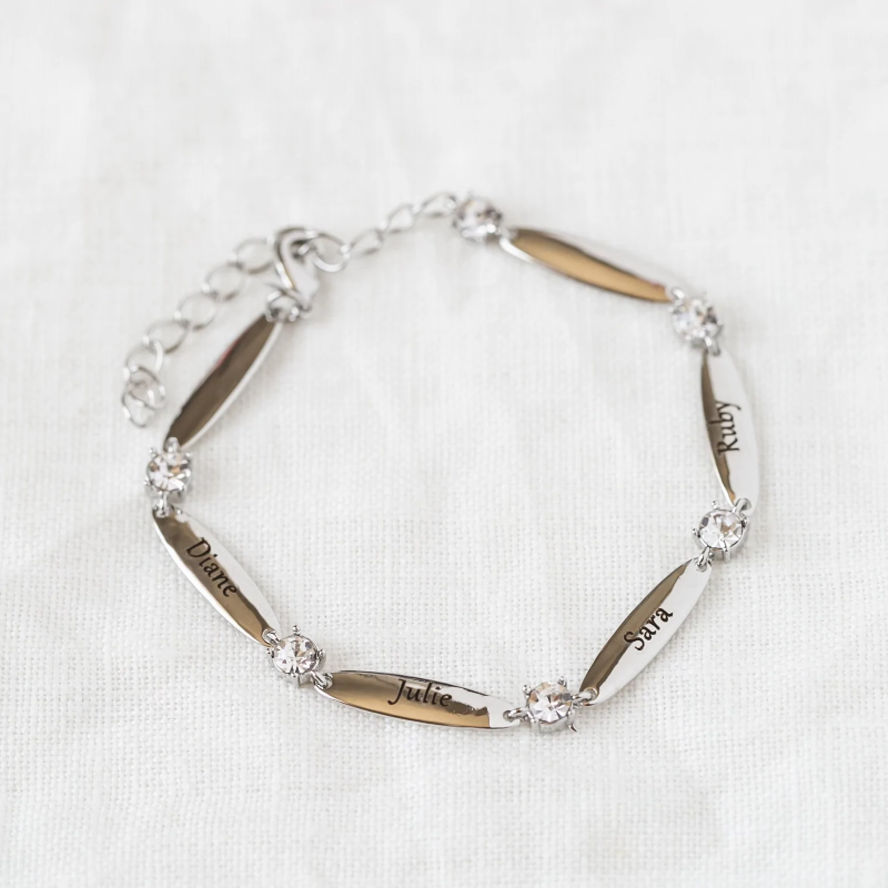 Bracciale personalizzato con incisione