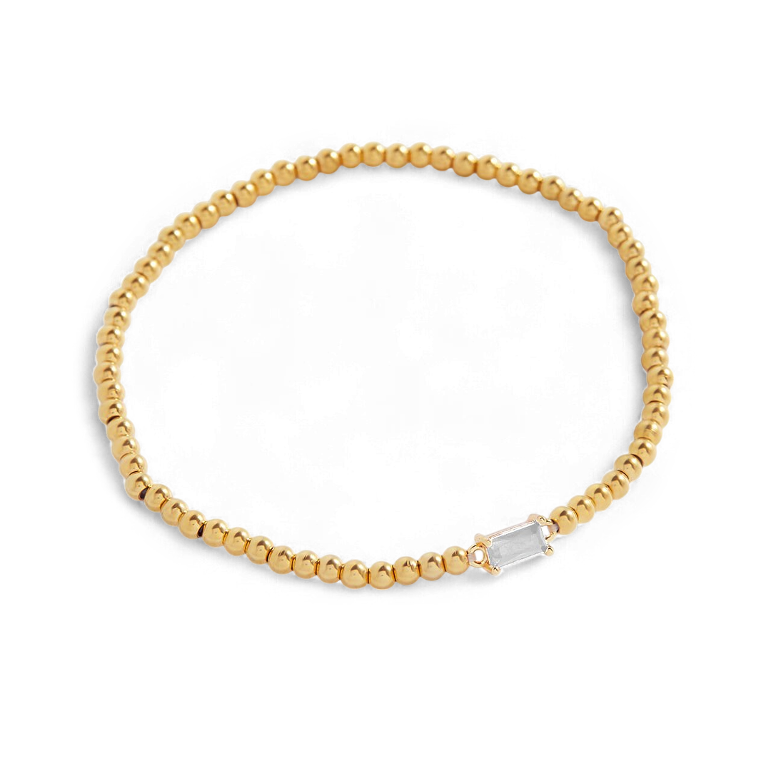 Bracciale con pietre di nascita in oro