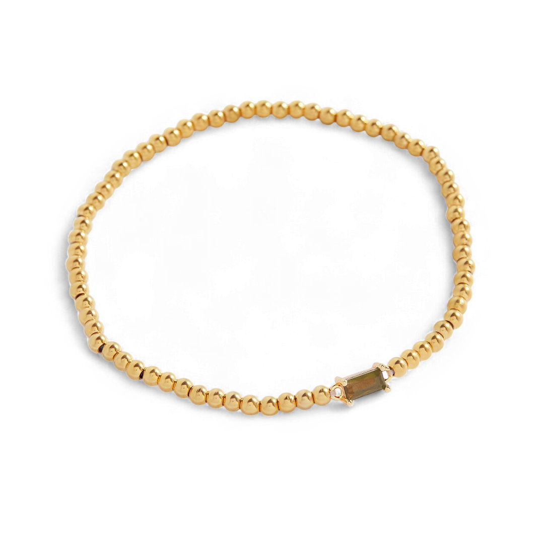 Bracciale con pietre di nascita in oro