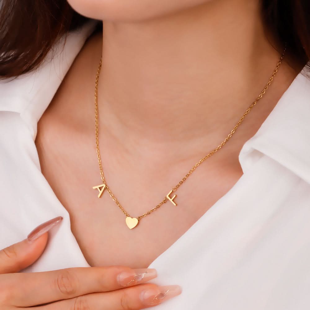 Collana Personalizzata con Iniziali Laterali
