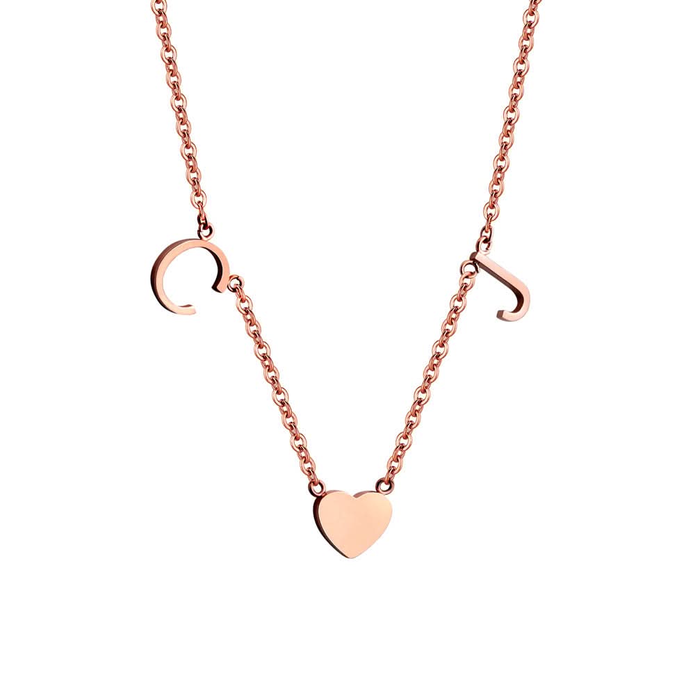 Collana Personalizzata con Iniziali Laterali