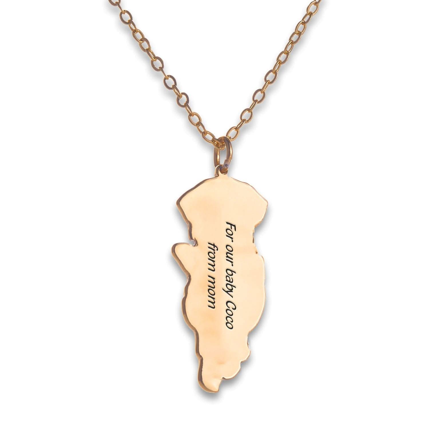 Collana con ritaglio di animali domestici