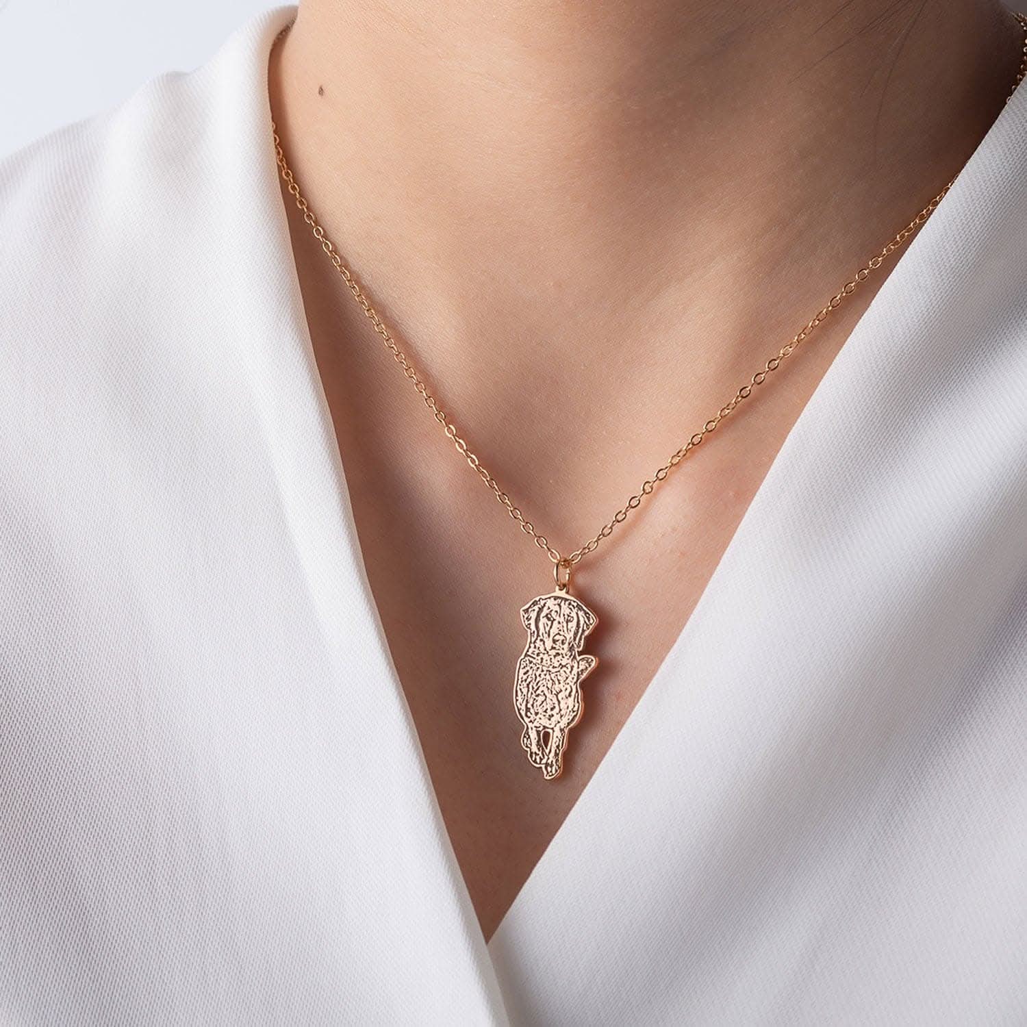 Collana con ritaglio di animali domestici