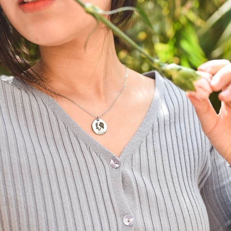Collana con faccia di animale domestico™