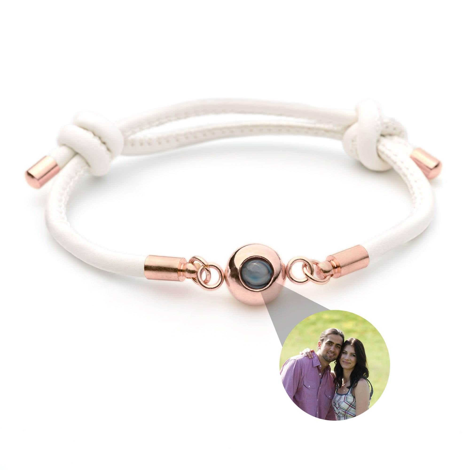 Bracciale fotografico con la tua foto - pelle