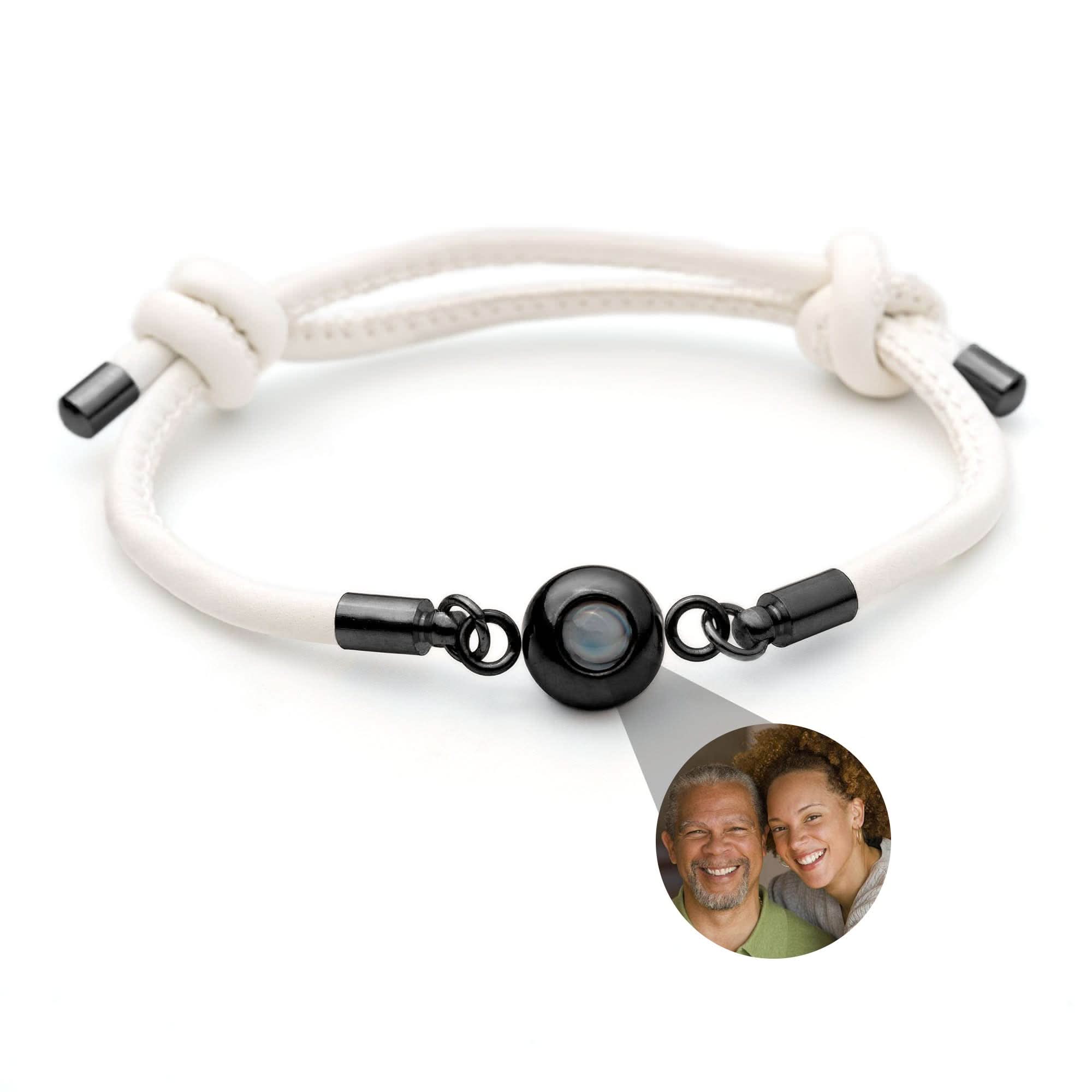 Bracciale fotografico con la tua foto - pelle