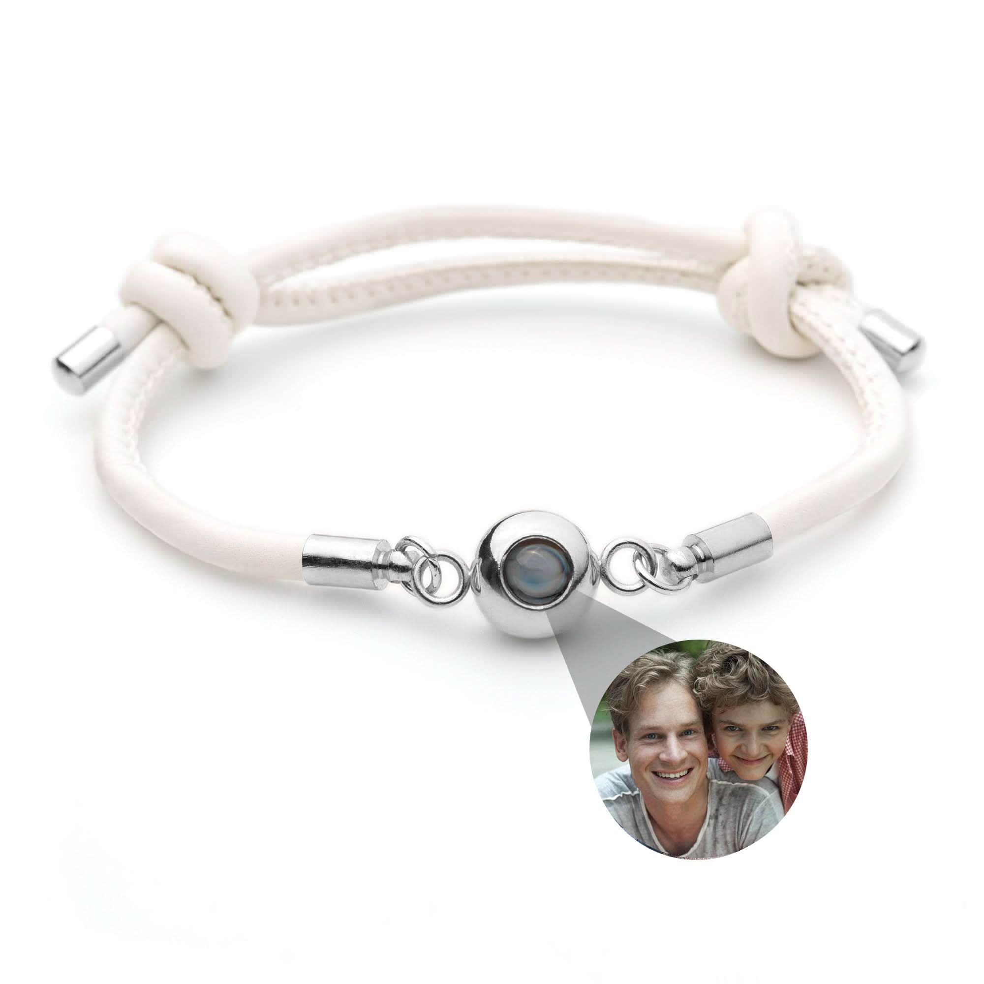 Bracciale fotografico con la tua foto - pelle
