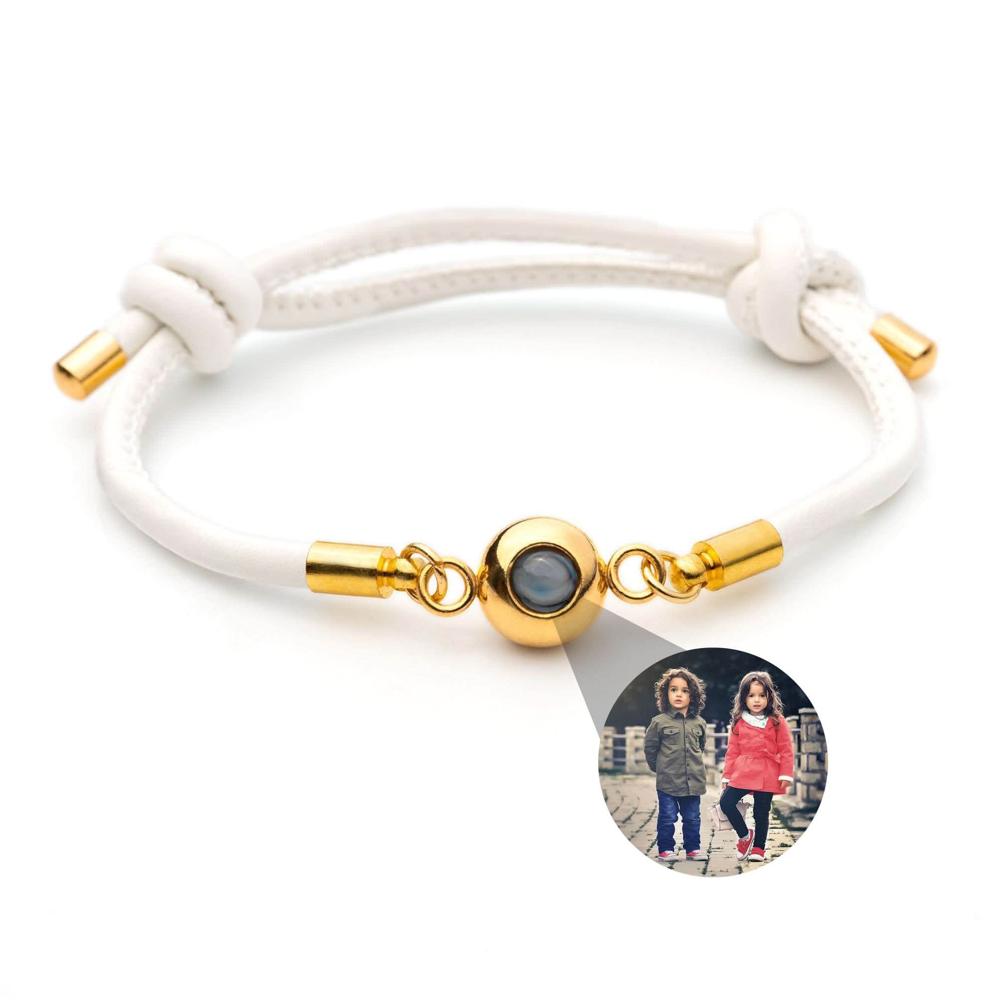 Bracciale fotografico con la tua foto - pelle