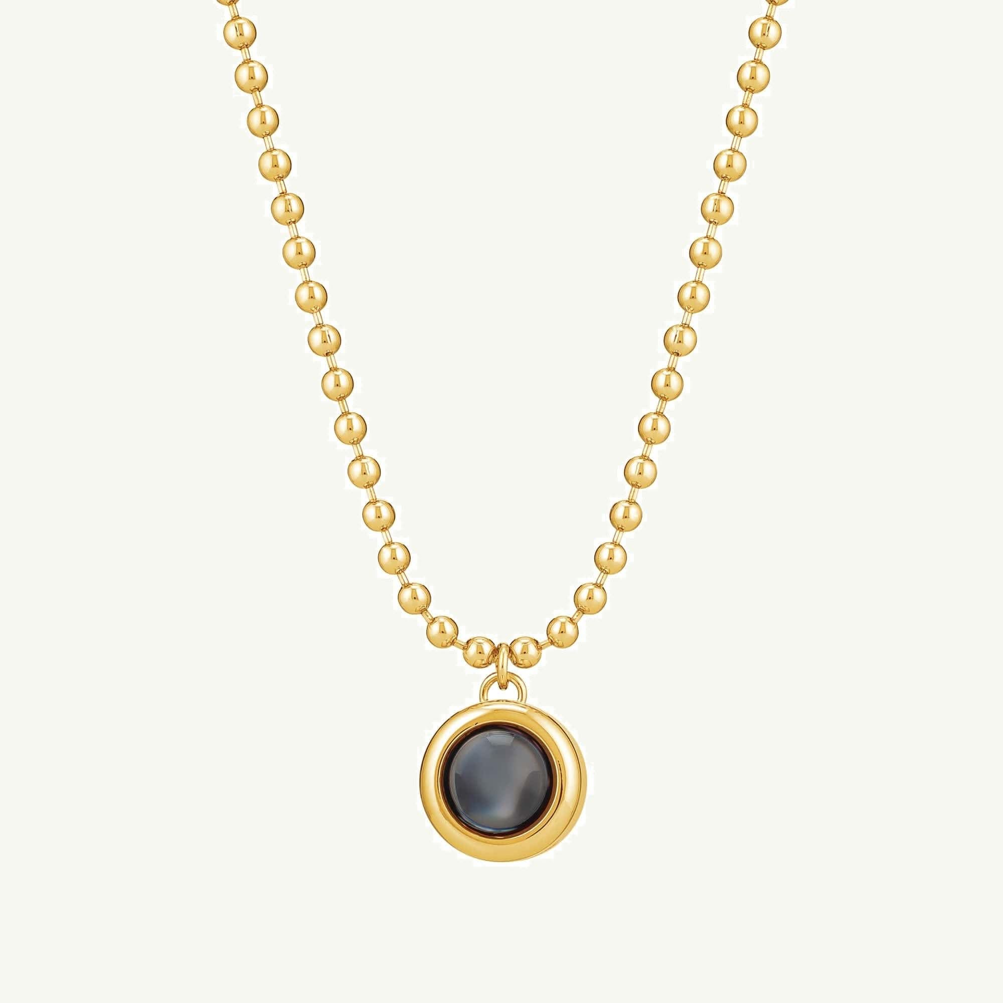 Collana personalizzata con foto di pallini