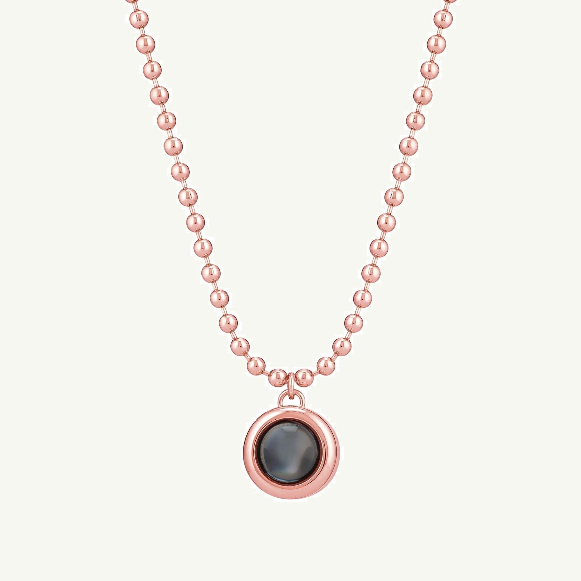 Collana personalizzata con foto di pallini