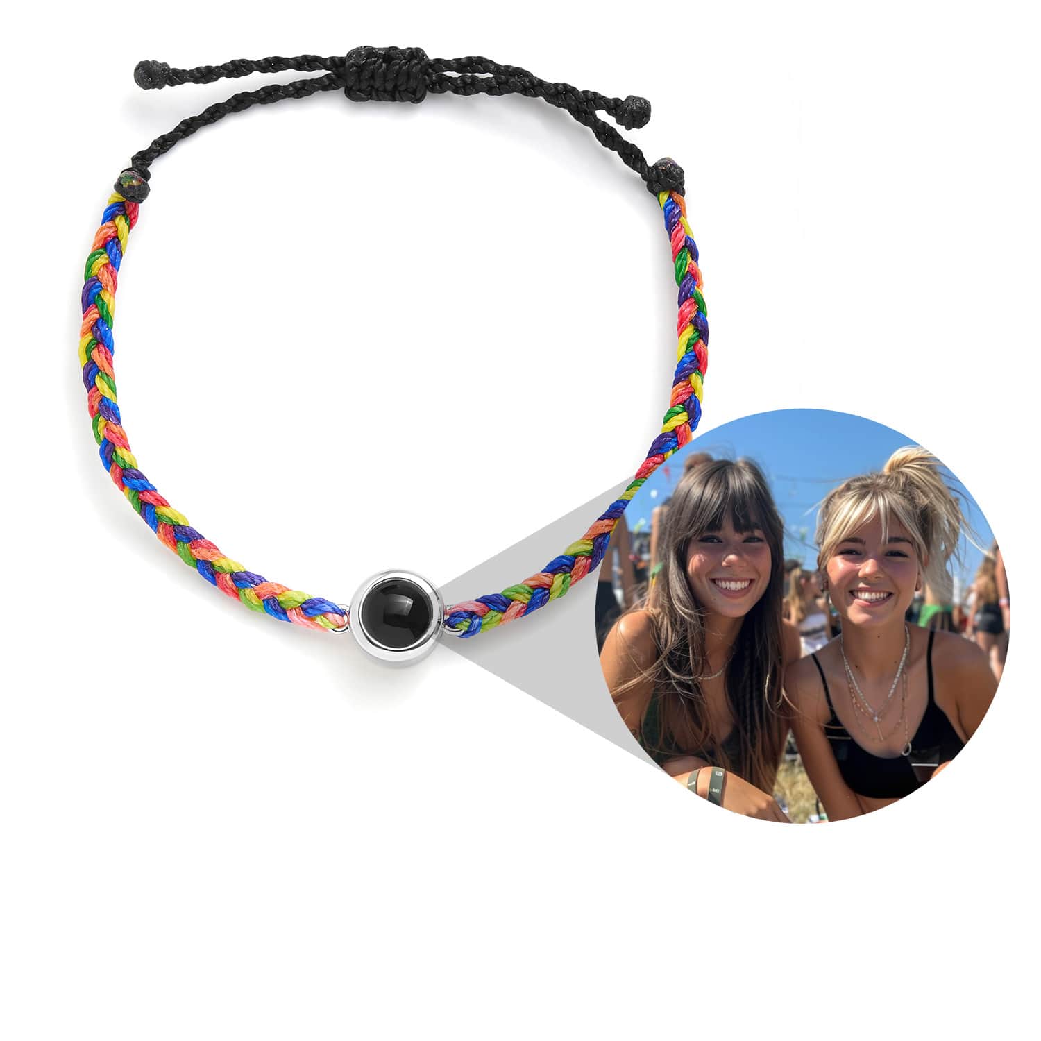 Bracciale personalizzato con foto dell'orgoglio