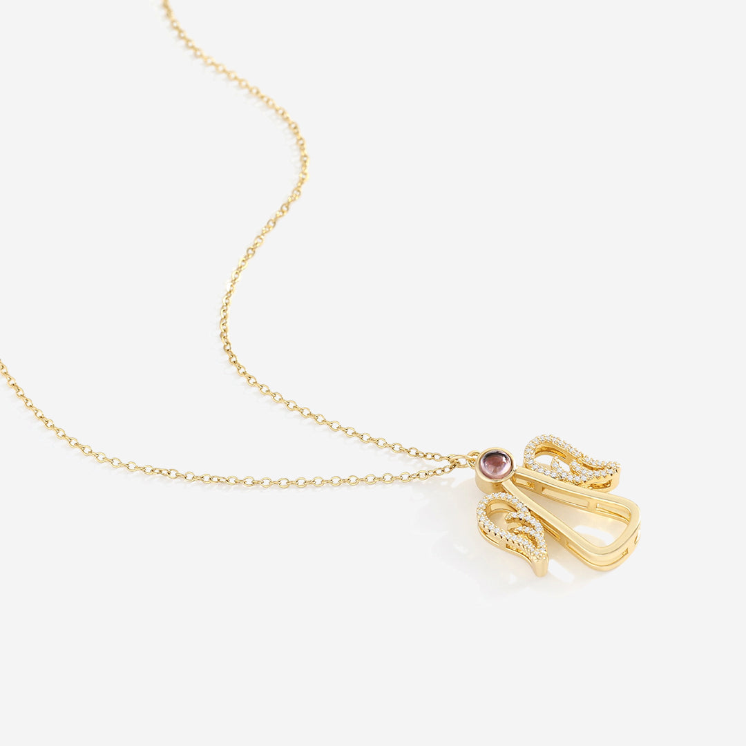 Collana personalizzata con foto di angeli