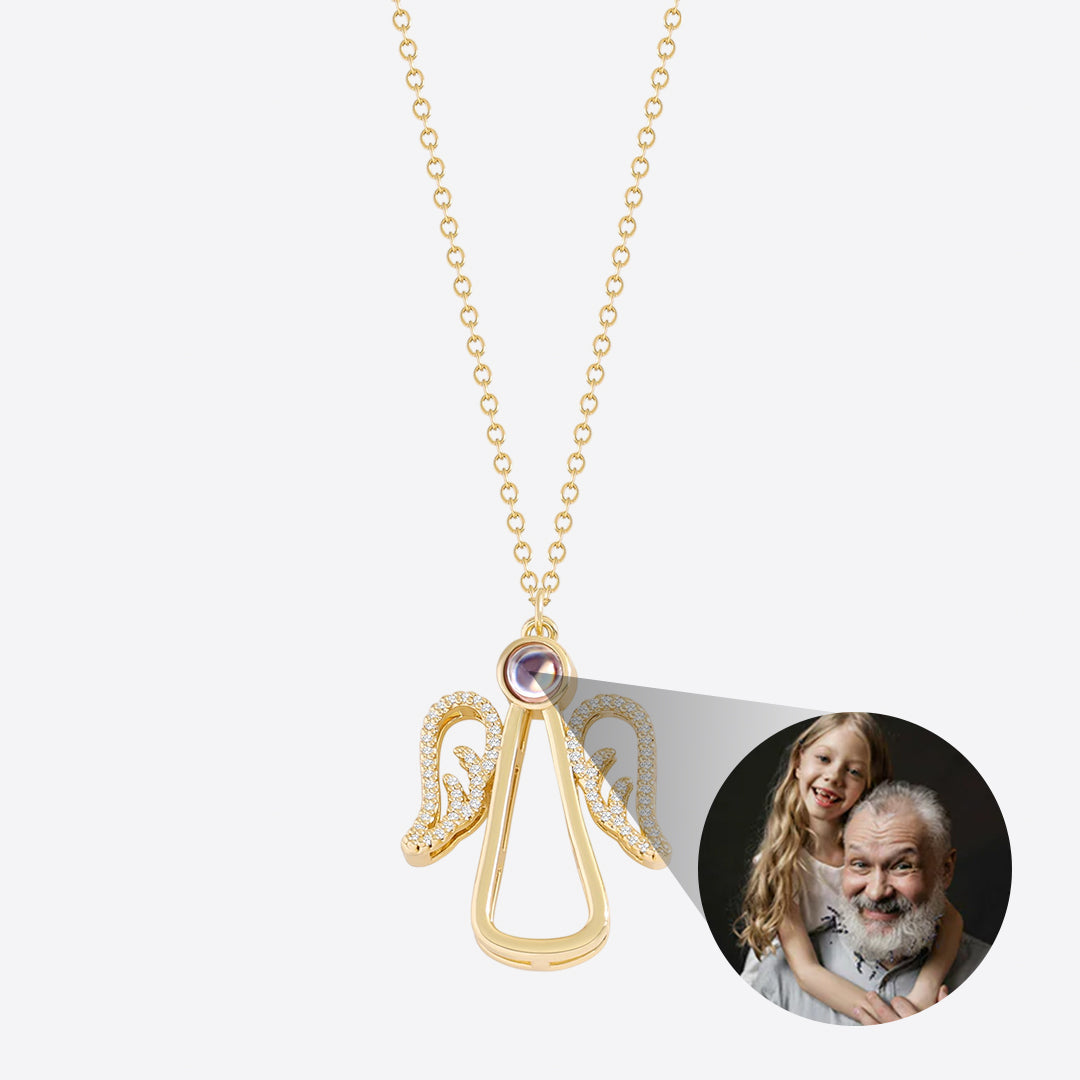 Collana personalizzata con foto di angeli