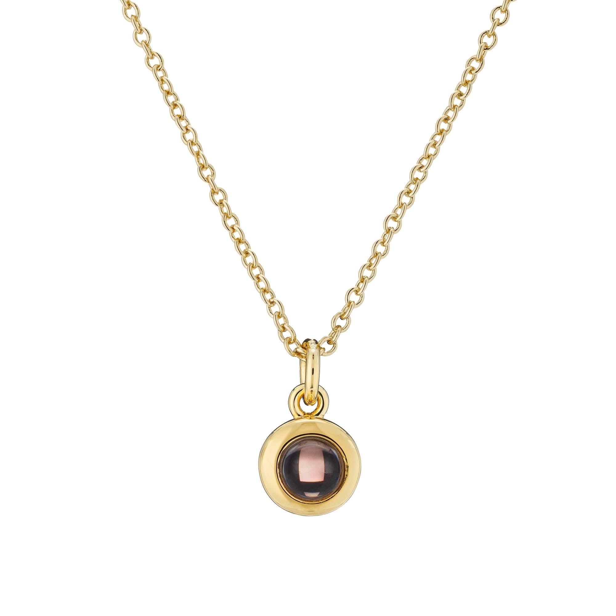 Collana con foto circolare personalizzata