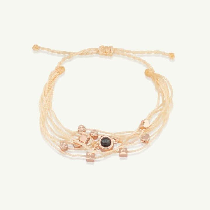 Bracciale fotografico personalizzato con charms d'amore - PJULAN®