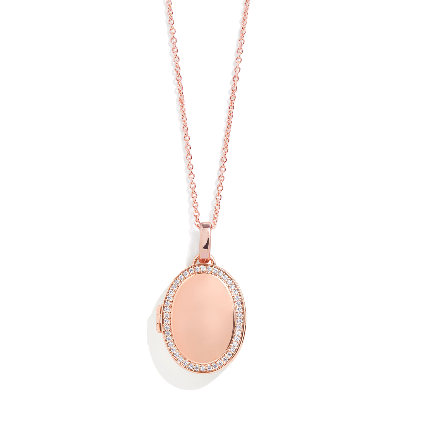 Collana con medaglione ovale personalizzato