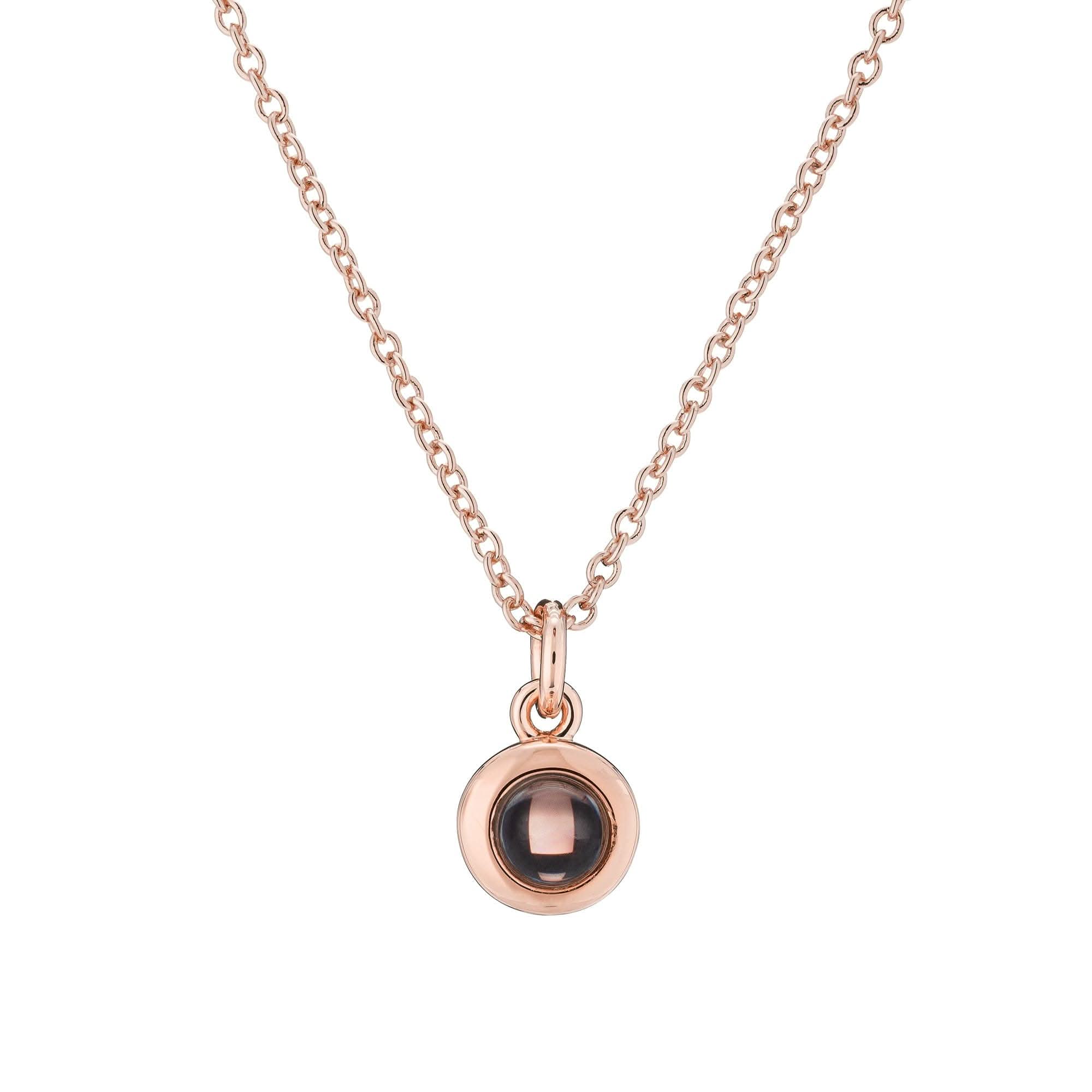 Collana con foto circolare personalizzata