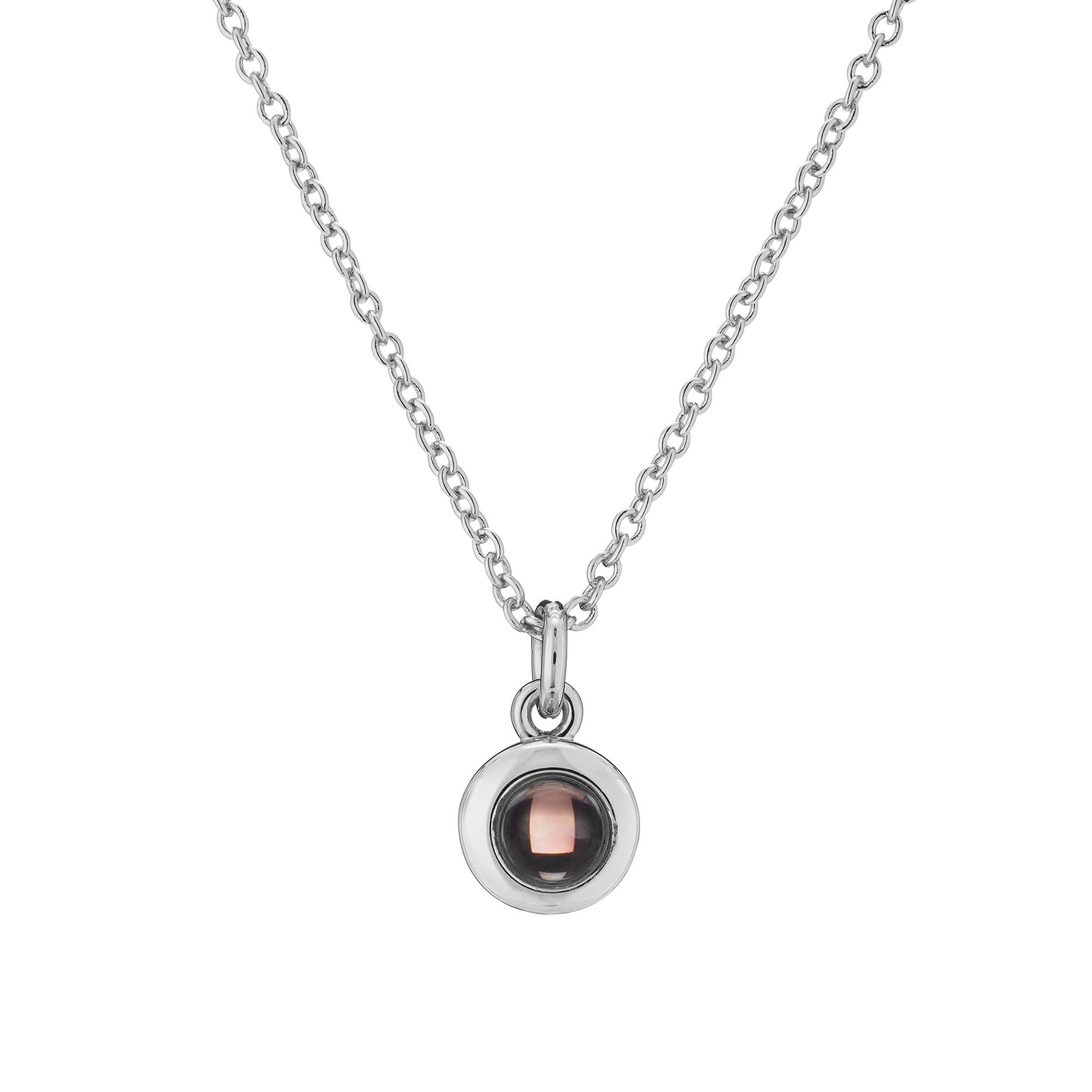 Collana con foto circolare personalizzata